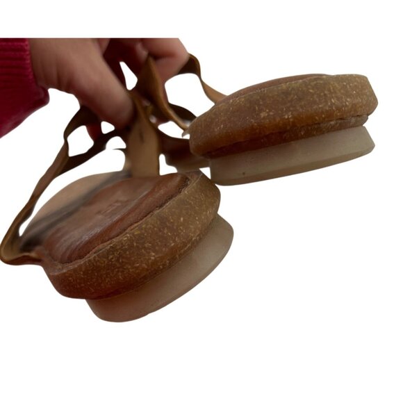 Born Womens Leather Slide Sandals Size 10 M/W Brown - Picture 6 of 6